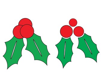 Mistletoe Bundle Svg, Mistletoe SVG, Christmas Holly SVG, Holly Berry SVG, Christmas Svg, Mistletoe Clipart, Kissing Svg, Kissing Svg,