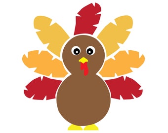Acción de Gracias Turquía SVG, Turquía SVG, Acción de Gracias SVG, Descarga digital instantánea, archivos svg, png, dxf, pdf, jpg incluidos