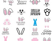 20 Easter Svg Bundle Files, Easter SVG Bundle, Easter Svg, Spring Svg, Easter Bundle, Svg Bundle, Easter PNG Bundle, Easter Clipart,