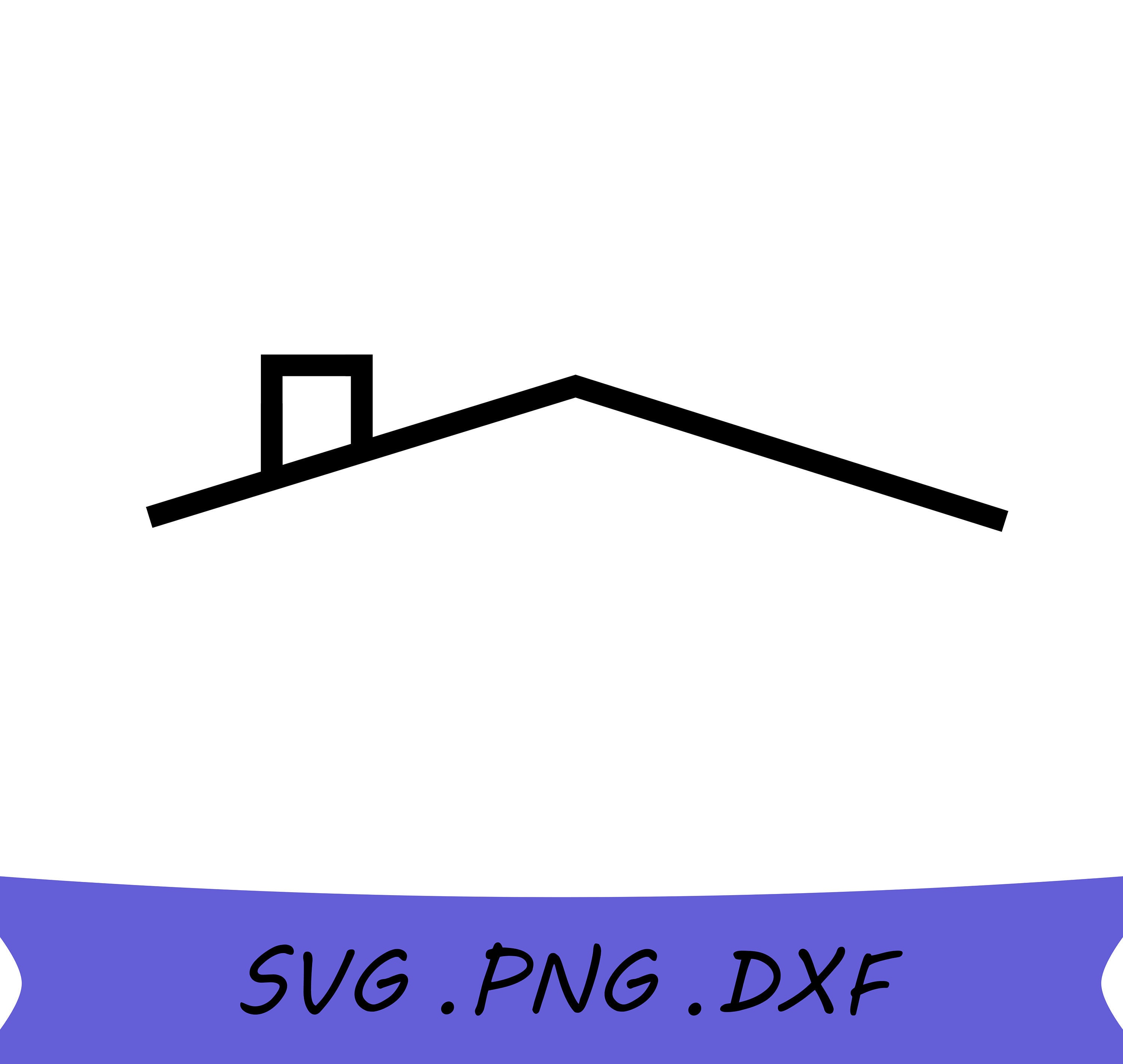 Roof SVG, Roof House SVG, Realtor Real Estate Roof House Outline