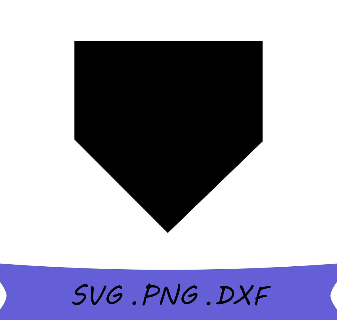 Home Plate SVG Baseball SVG Softball Svg Home Plate Outline - Etsy