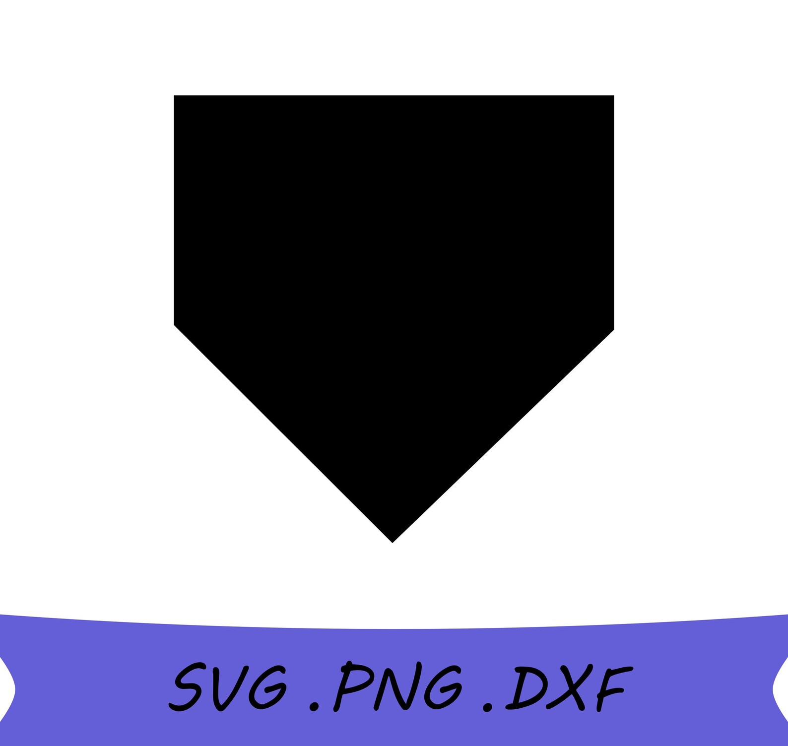 Home Plate SVG Baseball SVG Softball Svg Home Plate Outline Etsy