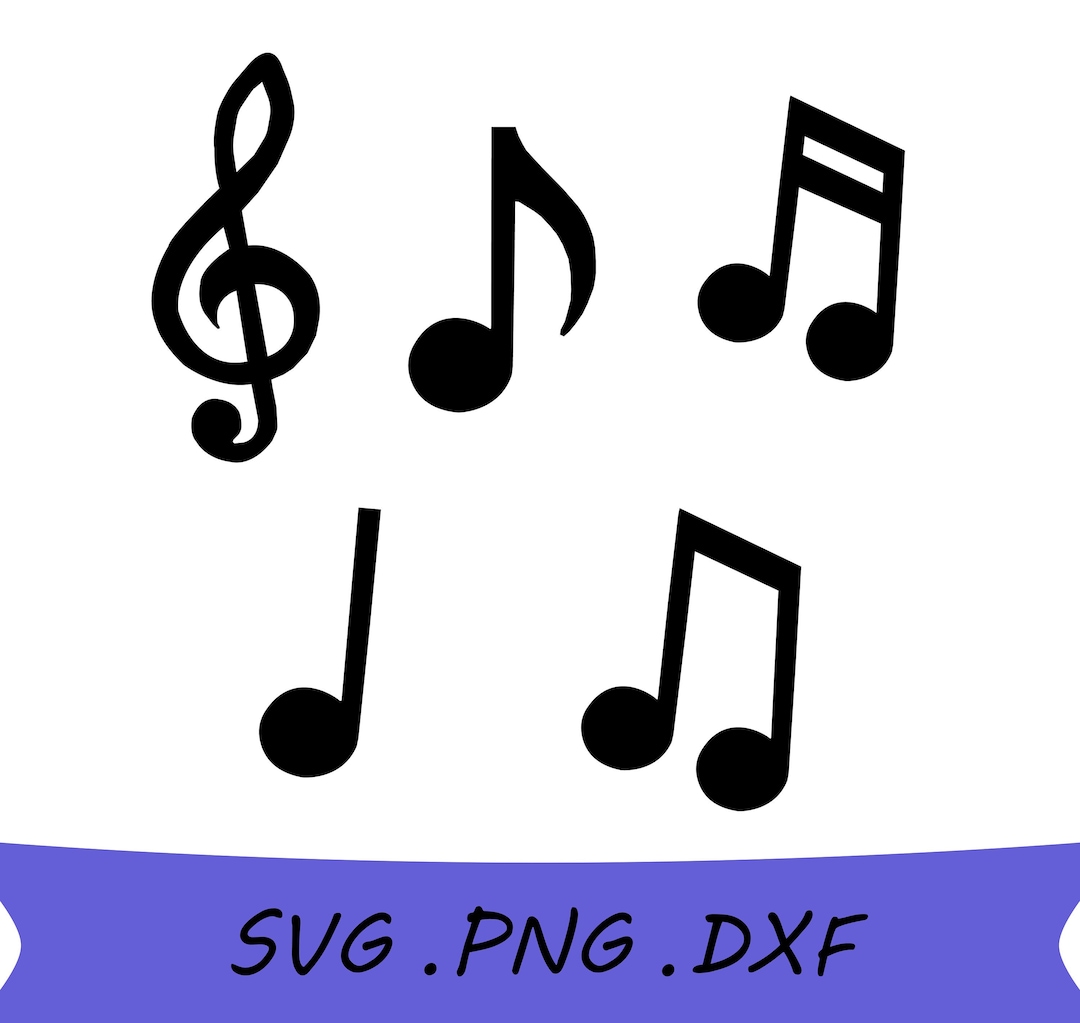 Music Notes SVG, Music Notes SVG Bundle, Music Notes PNG, Music Notes ...