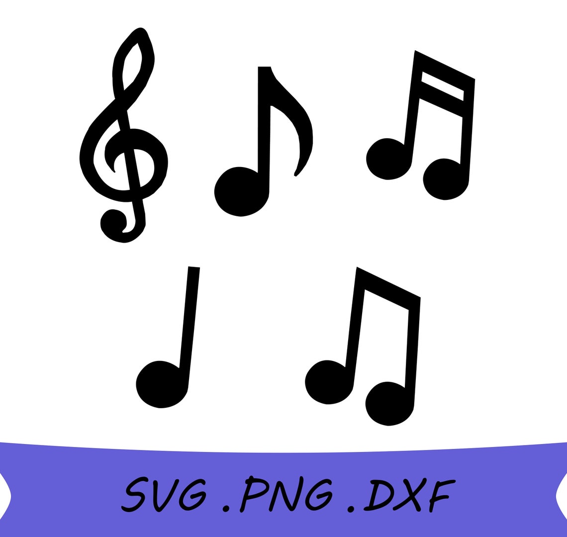 Music Notes SVG Music Notes SVG Bundle Music Notes PNG - Etsy