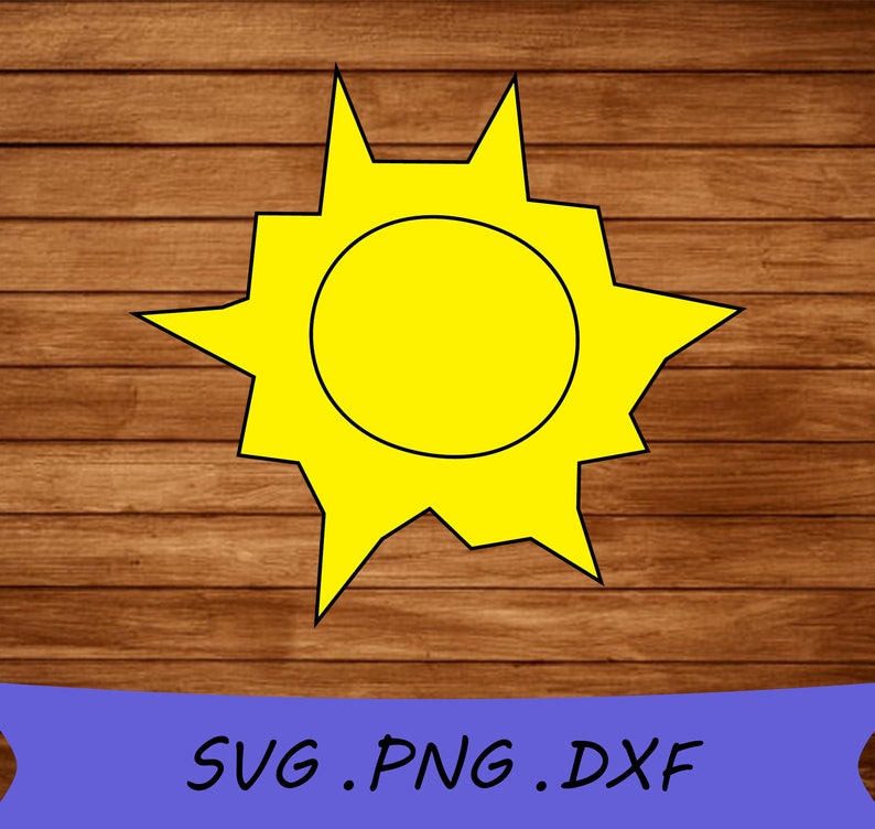Sun Rays Dxf Sun SVG, Sunshine SVG, Sunny SVG, Sun Cut File, Sun Png, Sun Dxf, Sun ...