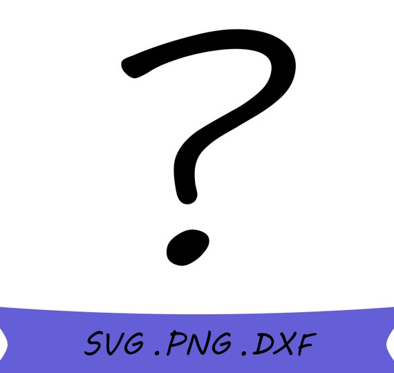 Question Mark SVG question mark svg Question Mark PNG | Etsy
