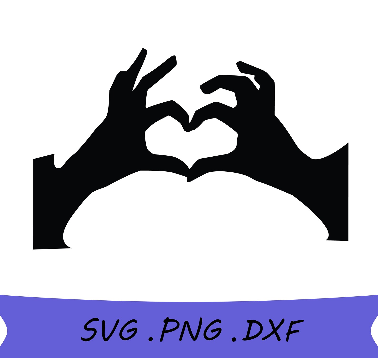 Heart Hands SVG Heart Hands PNG Heart Hands DXF Heart Shape - Etsy