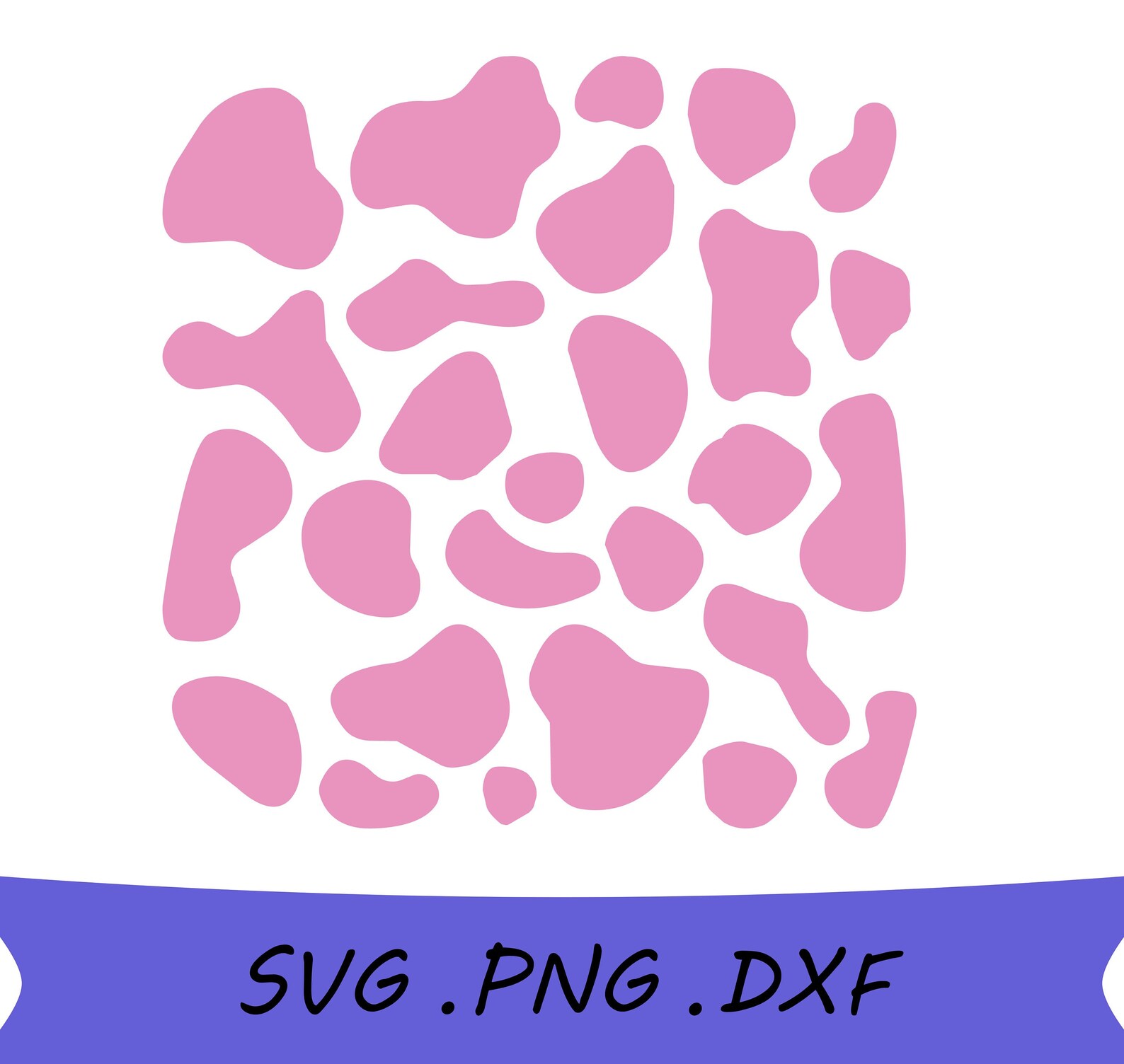 Cow Print SVG Cow Pattern SVG Pink Cow Print SVG Pink Cow Etsy New
