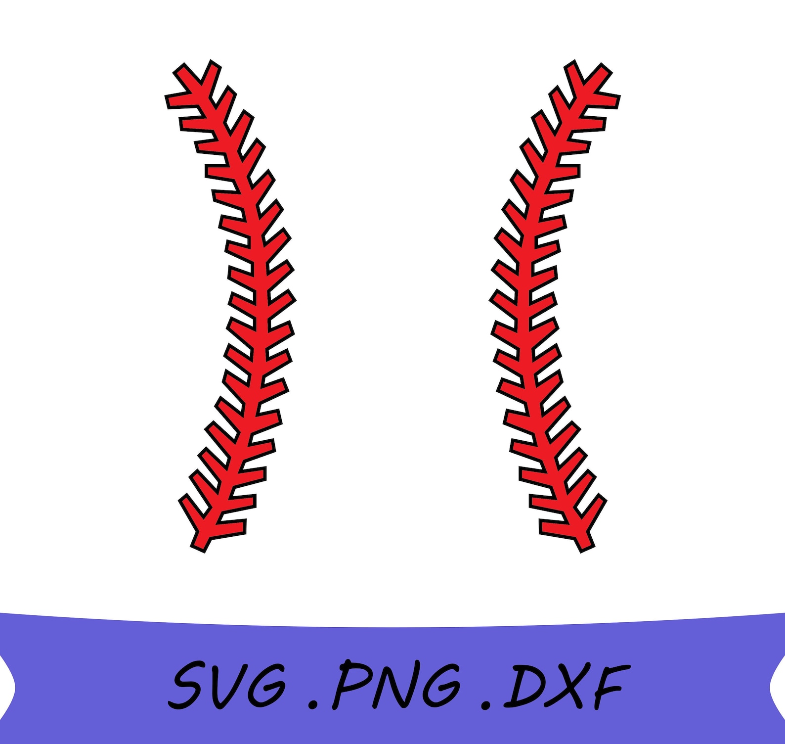 Baseball Stitches SVG Softball Stiches SVG Baseball Laces Etsy