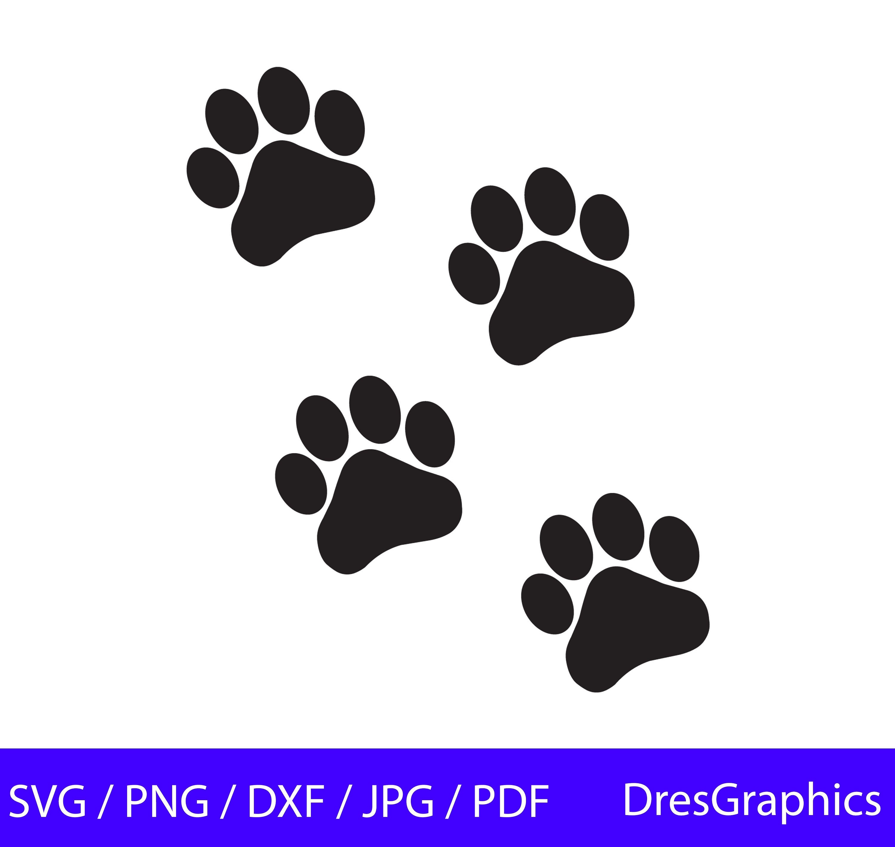 Dog Paw Print SVG Dog Paw Prints SVG Paw SVG Dog Svg Paw - Etsy Hong Kong