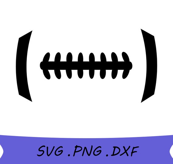Football Laces SVG Football Laces Png Football Silhouette - Etsy