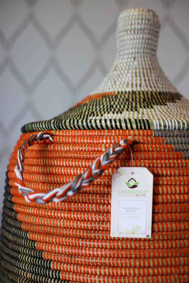 Senegal Jumbo Basket African Basket Laundry Hamper Wicker Etsy