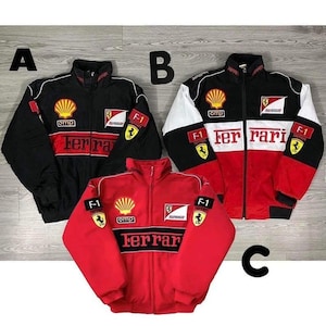 【未使用品】Ferrari フェラーリF1　キッズ レーシング ジャケット ferrari jacket kids F1 racing jacket [Used Excellent