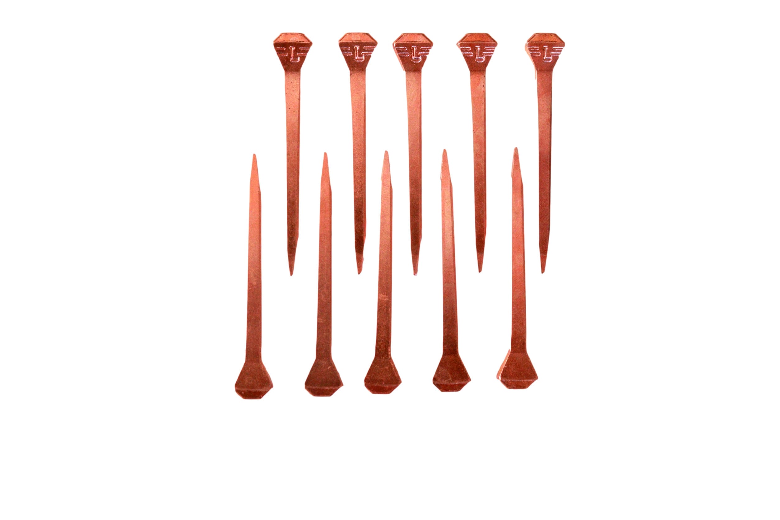 Copper Nails Copper Horseshoe Nail Decorative Nails Etsy