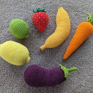 Fruit and Vegetables Crochet Pattern