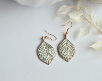 Earrings “Leaf Artist”