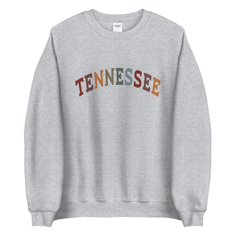 Retro Tennessee Sweatshirt Tennessee Fan Crewneck Sweatshirt Etsy