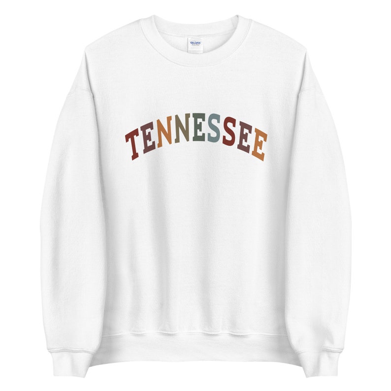 Retro Tennessee Sweatshirt Tennessee Fan Crewneck Sweatshirt Etsy
