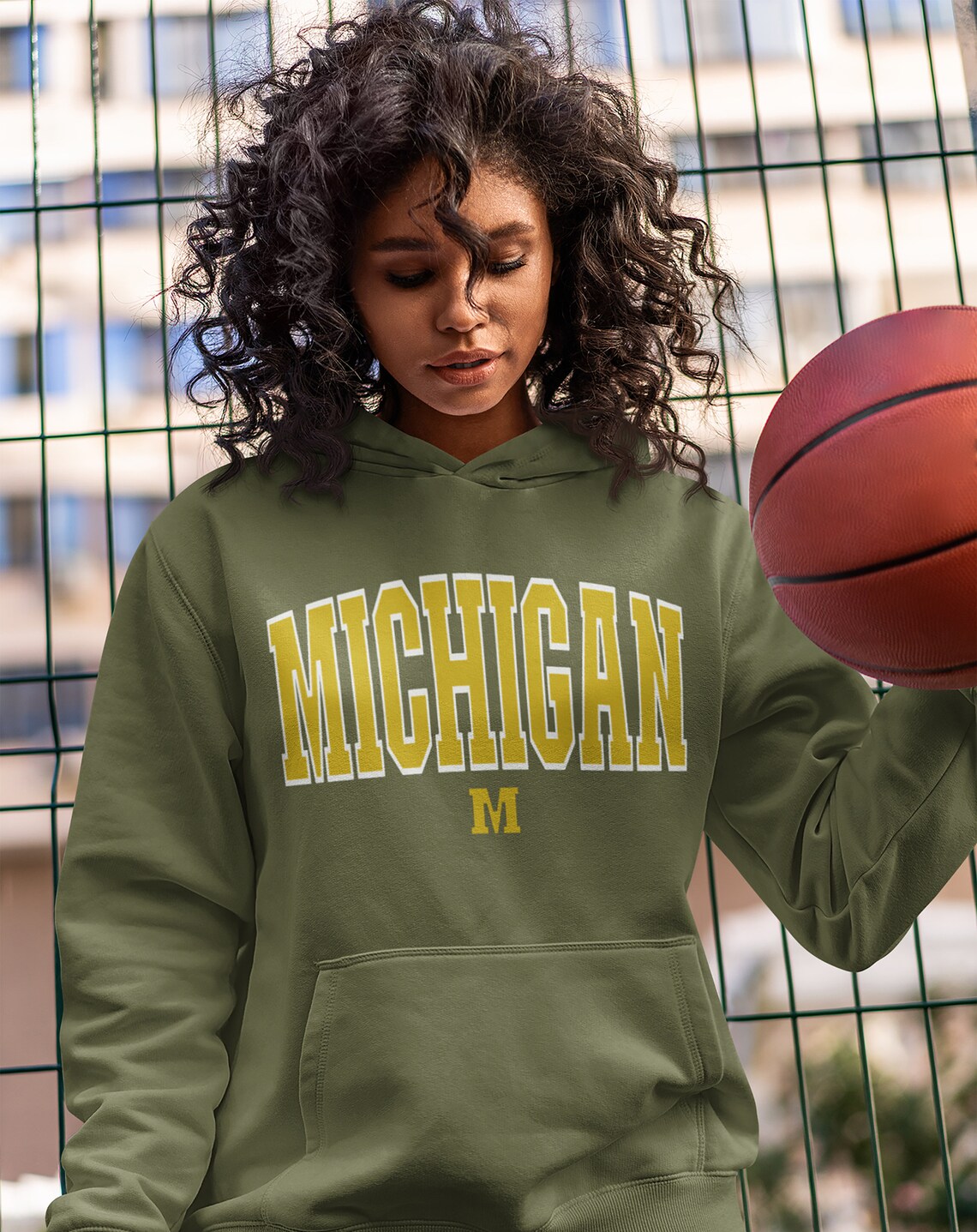 Vintage Michigan Hoodie, University of Michigan, Michigan Fan Pullover