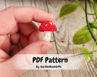 Mushroom crochet bookmark, crochet bookmark, bookmark, gift for booklovers, handmade, mushroom, crochet, fall, amigurumi mushroom, amigurumi