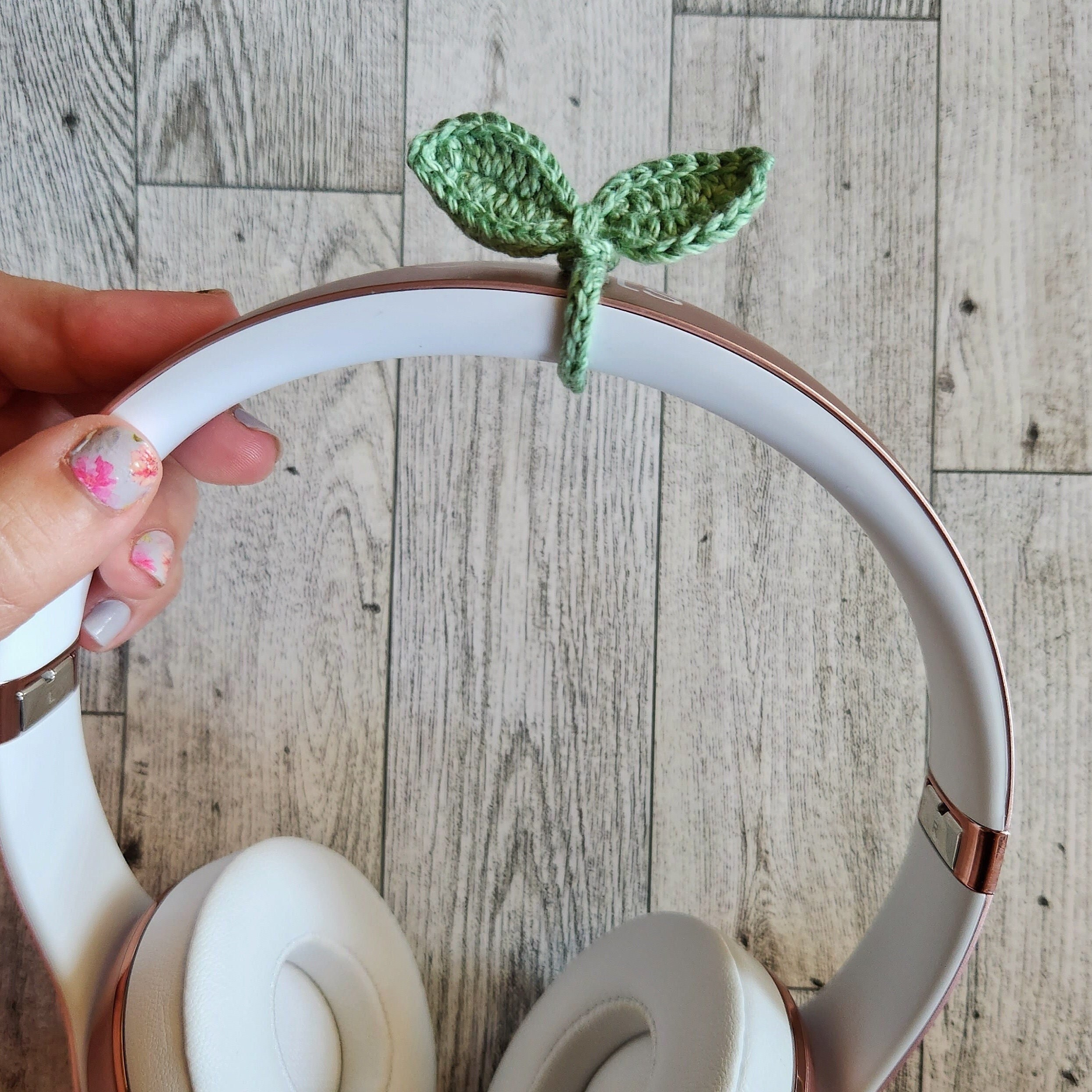 Crochet Headphone Sprout Crochet Sprout Headphone Sprout Etsy