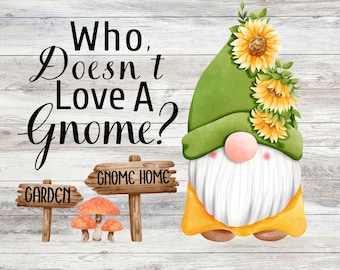 Gnome png, gnome jpg, png, sublimation, gnome sublimation, flower, autumn, fall, thanksgiving, October, digital, cricut, silhouette, love