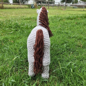 Cheval amigurumi, motif cheval au crochet, cheval au crochet, amigurumi cheval, cheval, crochet, motif cheval au crochet, amigurumi, selle au crochet image 4