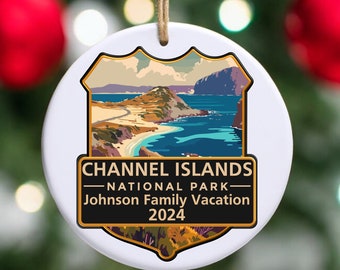 Custom Channel Islands National Park Ornament, Channel Islands Gift, Channel Islands Christmas Ornament, Channel Islands Christmas Gift