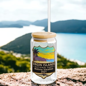 Virgin Islands National Park Tumbler Gift, Custom National Park Souvenir Gift, Virgin Islands NP Custom Keepsake, Nature Coffee Cup Gift