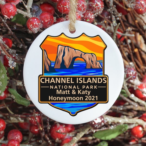 Custom Channel Islands National Park Ornament, Channel Islands Gift, Channel Islands Christmas Ornament, Channel Islands Christmas Gift