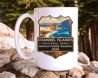 Channel Islands National Park Coffee Mug, Custom Channel Islands Family Trip Souvenir Gift, Personalized Vacation Keepsake Gift for Travels