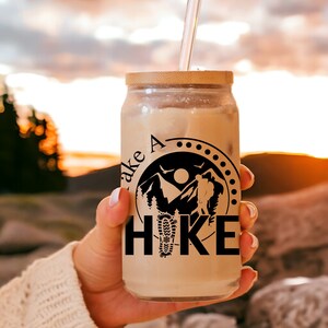 Take a Hike Outdoor Enthusiast Tumbler Gift, Nature Trail Hiking Camping Outdoor Tumbler, Backpacker Adventure Gift, Campfire Tumbler Gift