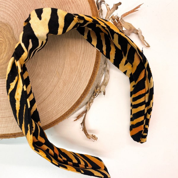 Animal print headbands, cow, leopard, cheetah, tiger stripe print, top knot and bow knotted styles for women and girls