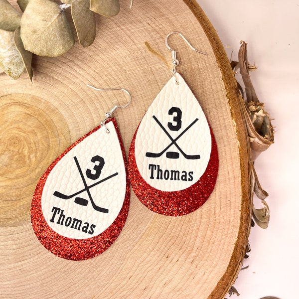 Hockey Earrings Etsy