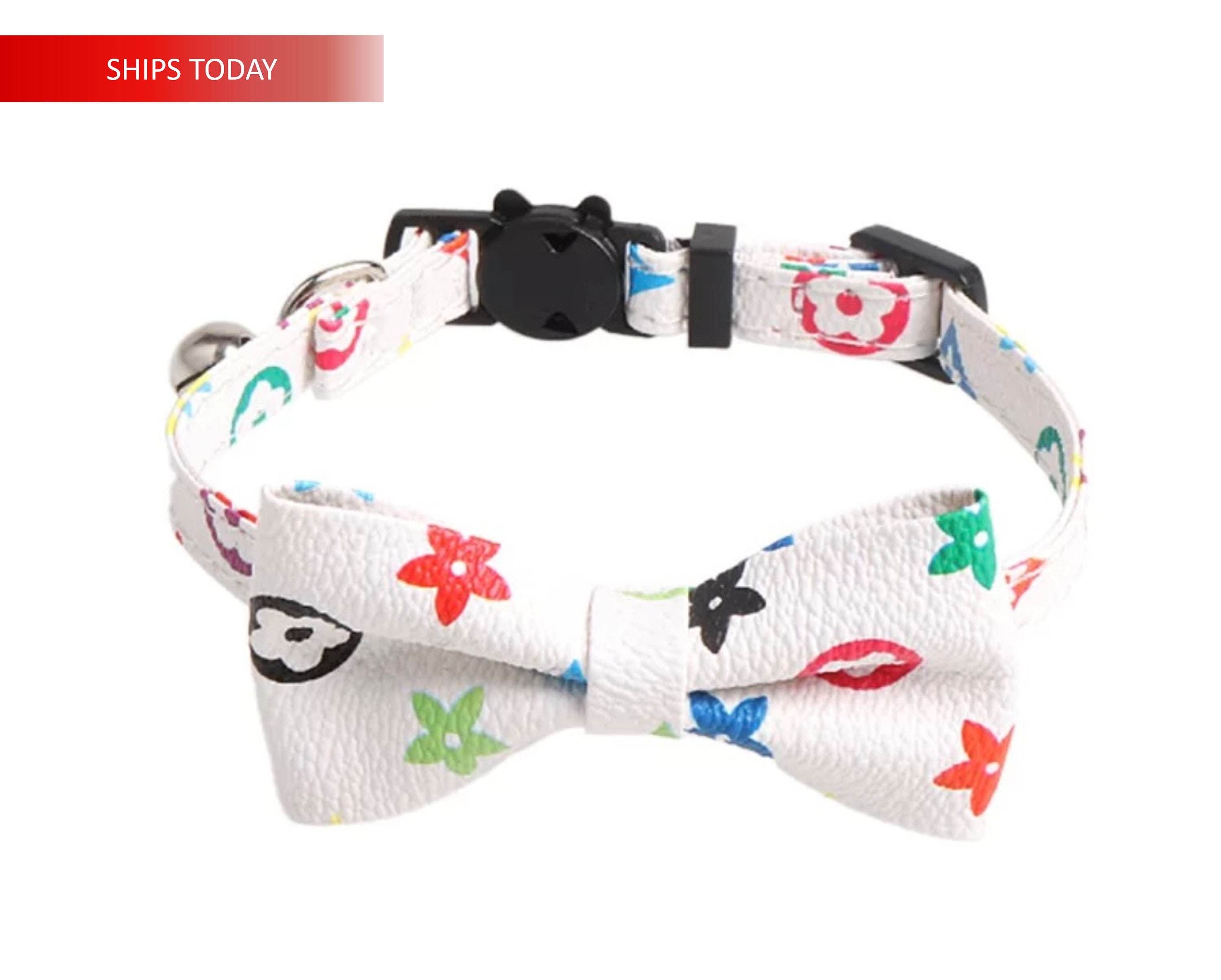 LV dog collar - various colors – The Frenchie Shop