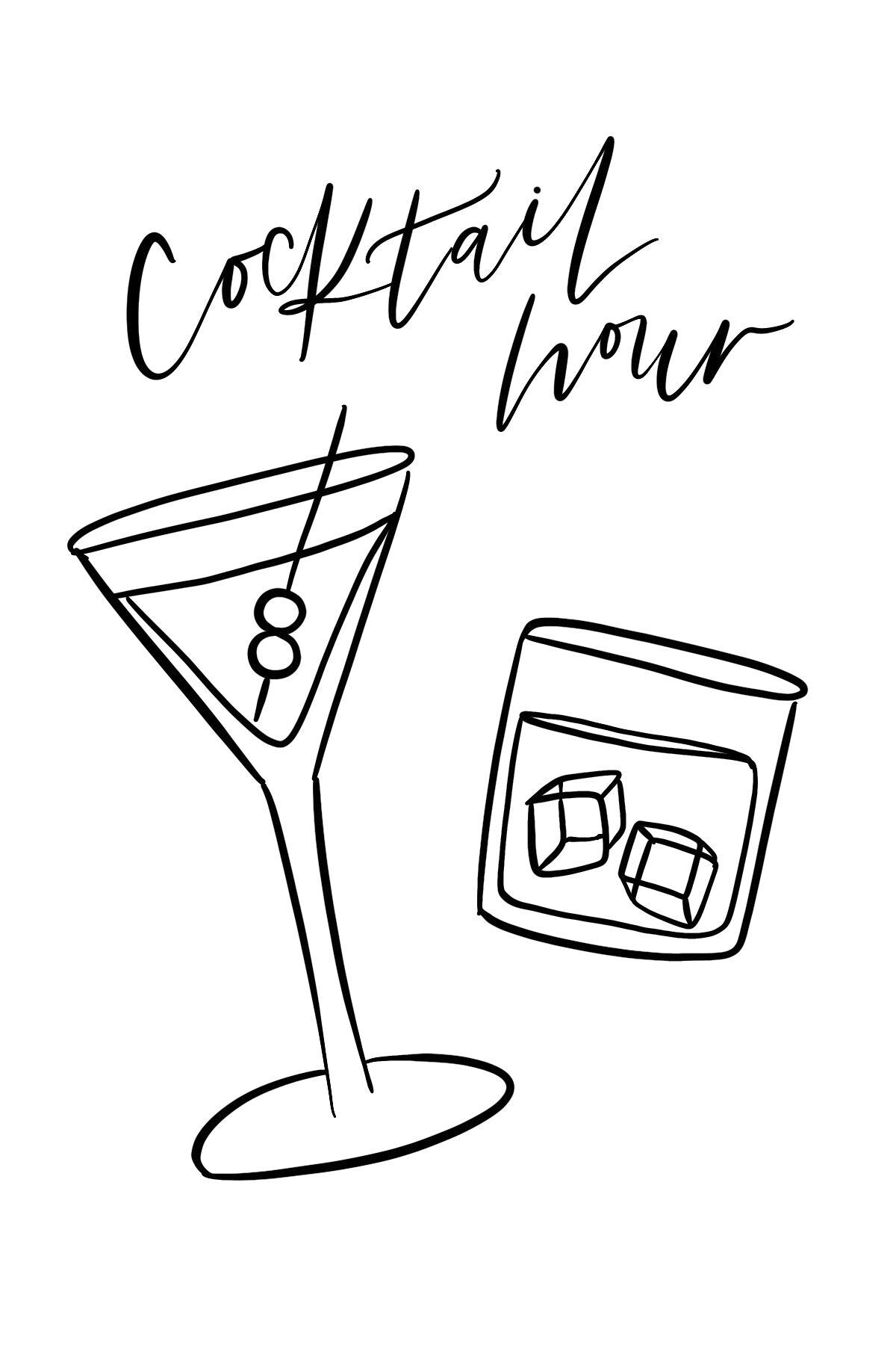 Clip Art for Wedding Clip Art Black and White Clip Art Hand Drawn Clip