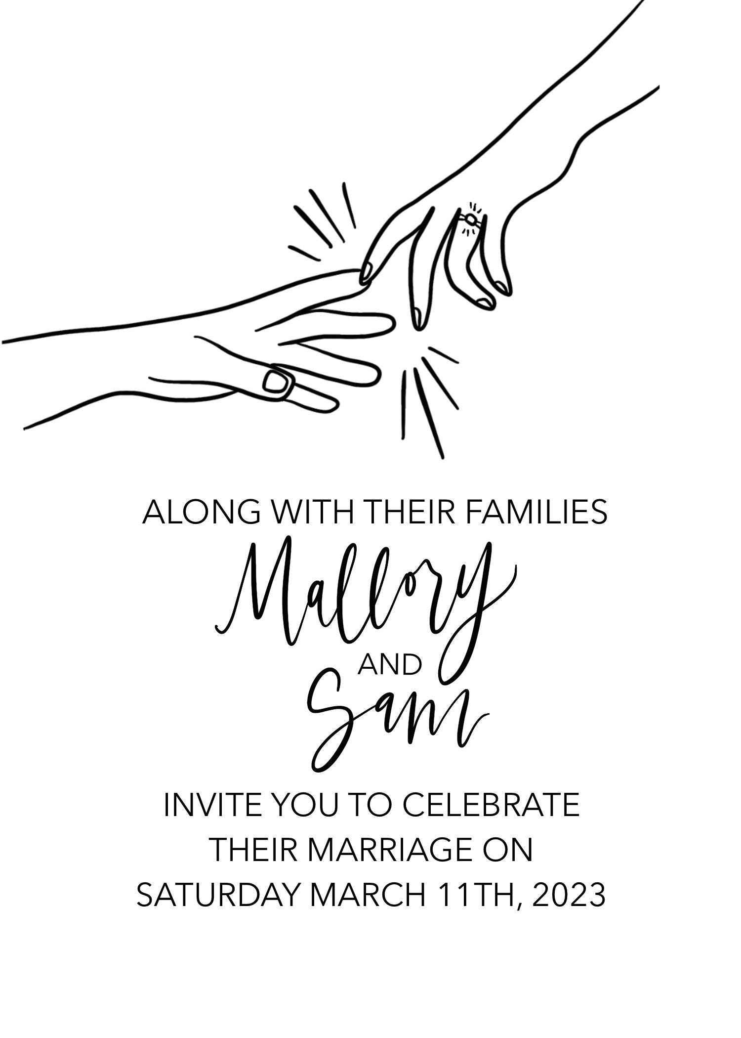 Clip Art for Wedding Clip Art Black and White Clip Art Hand Drawn Clip