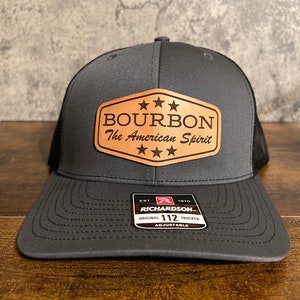 Bourbon Hat - The American Spirit - Bourbon Gift for men - Bourbon Gift Idea - Bourbon Leather Company
