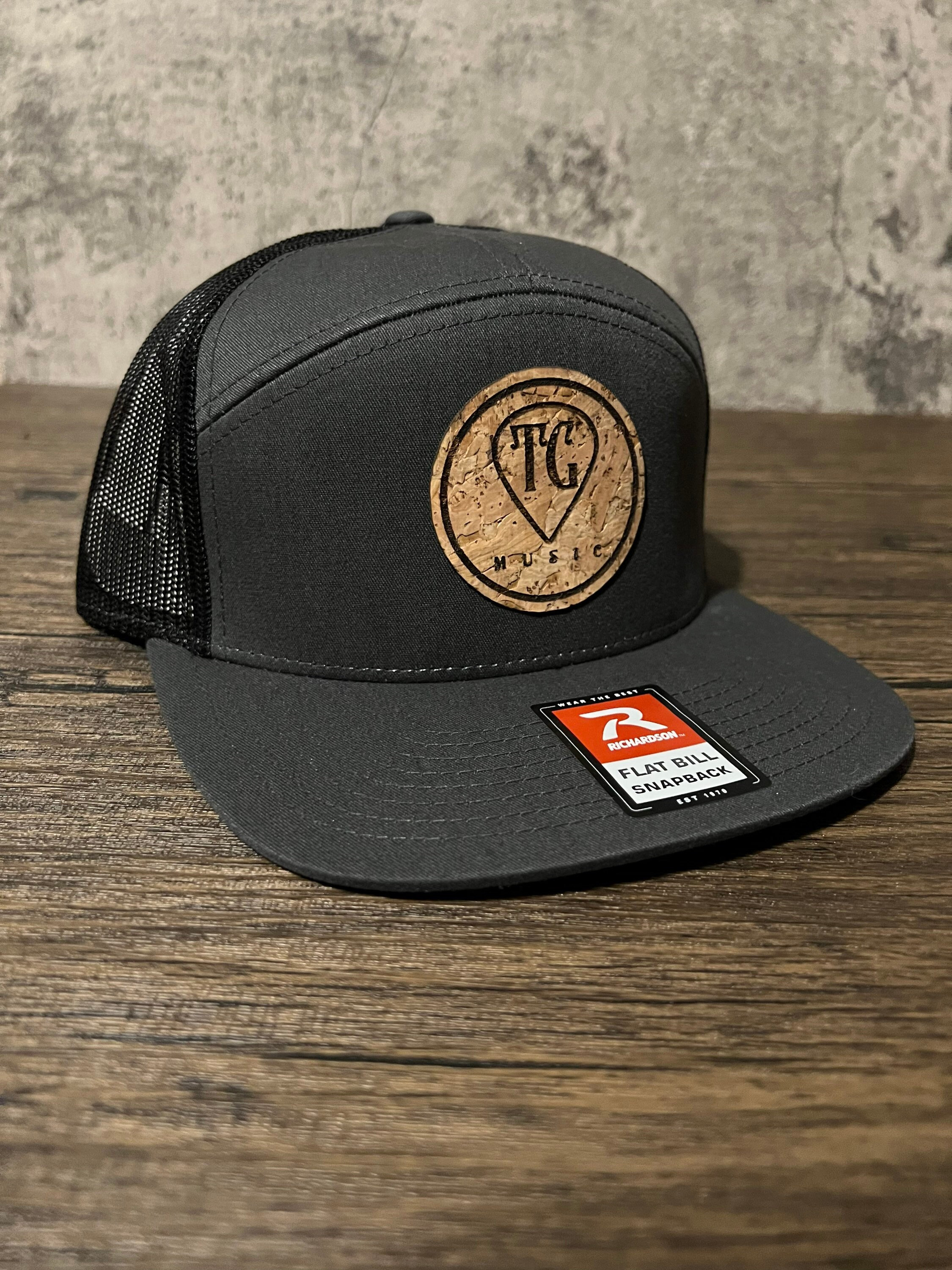 Cappello A 7 Pannelli - Vera Pelle Cucita Richardson 168 Visiera Piatta Schiena In Rete Mountain East - Italia