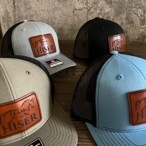Custom Leather Patch Hat – Personalized Trucker Hat with Logo | Richardson 112 Branded Hats for Business & Gifts