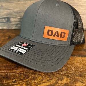 Dad Hat - Fathers Day Gift - Leather Patch Hat - Dad Birthday Gift - New Dad Gift - Etsy