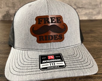 Free Mustache Rides Patch, Funny Patches For Adults By Ivamis Patches