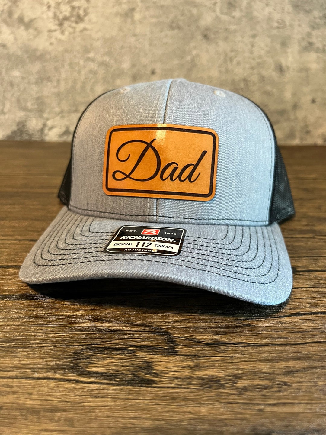Dad Hat Customizable Girl Dad Hat Leather Patch Hat Dad Etsy