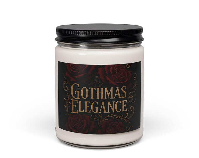 Gothmas Elegance Candle | Scented Soy Candle, 9oz