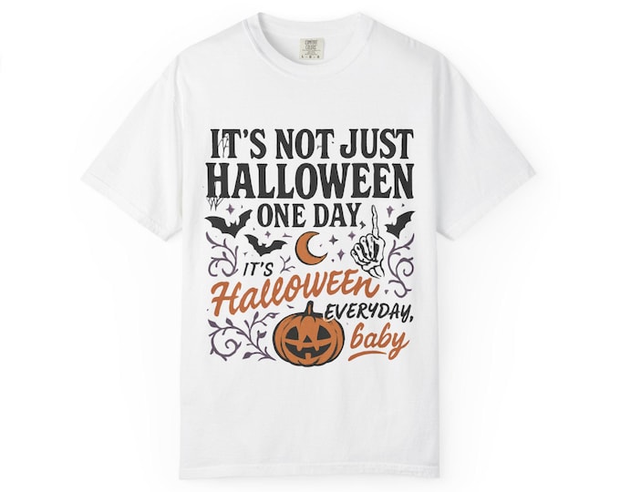 Halloween Everyday Unisex T-Shirt, Spooky Shirt, Fun Halloween Tee, Cute October Shirt, Halloween Costume Top