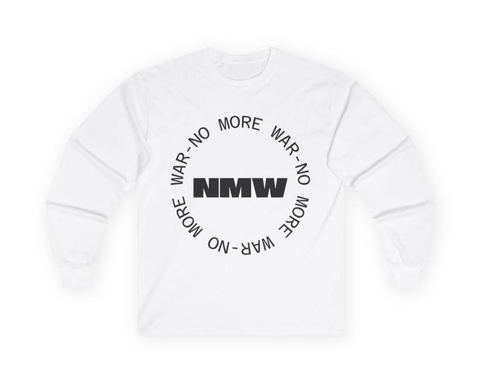 Copy of Peace Activist Long Sleeve Tee, Anti-War Shirt, Stand With Palestine, Spread Love Not Hate, Unisex Cotton Top
