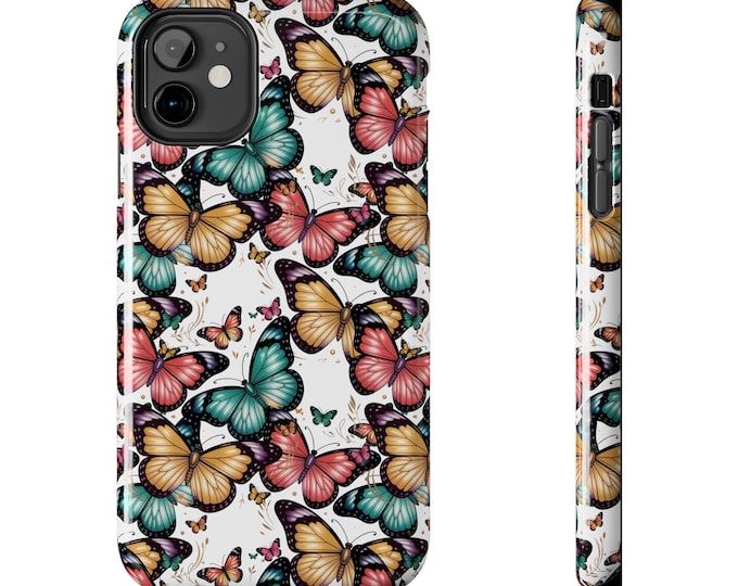 Butterfly Tough Phone Cases | Floral Phone Cover | Unique Gift for Nature Lovers | Sturdy Protectors | Cute Phone Accessories