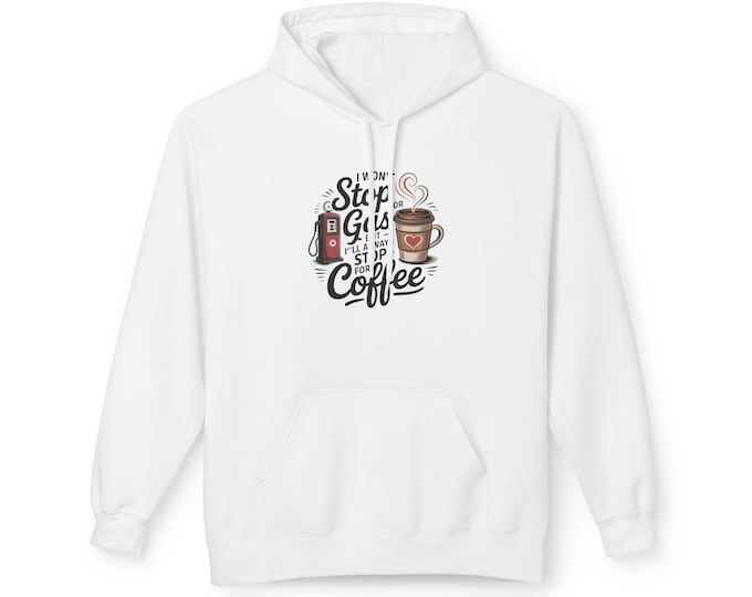 Coffee Lovers Fleece Hoodie - Cozy Unisex Hoodie for Coffee Enthusiasts, Perfect Gift for Caffeine Addicts, Birthday, Christmas
