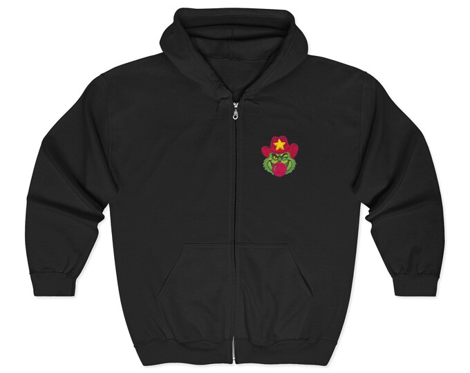 Stinky Grinch Heart hoodie | Zip Hoodie, Stank Stank Stunk Christmas design