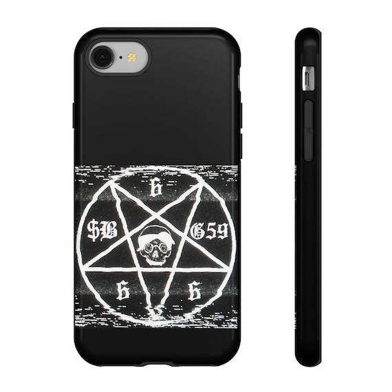 Gothic Phone Case, Tough Phone Cover, Black Aesthetic Accessories, Alternative Style Gift, Halloween Decor, Unique Tech Accessories